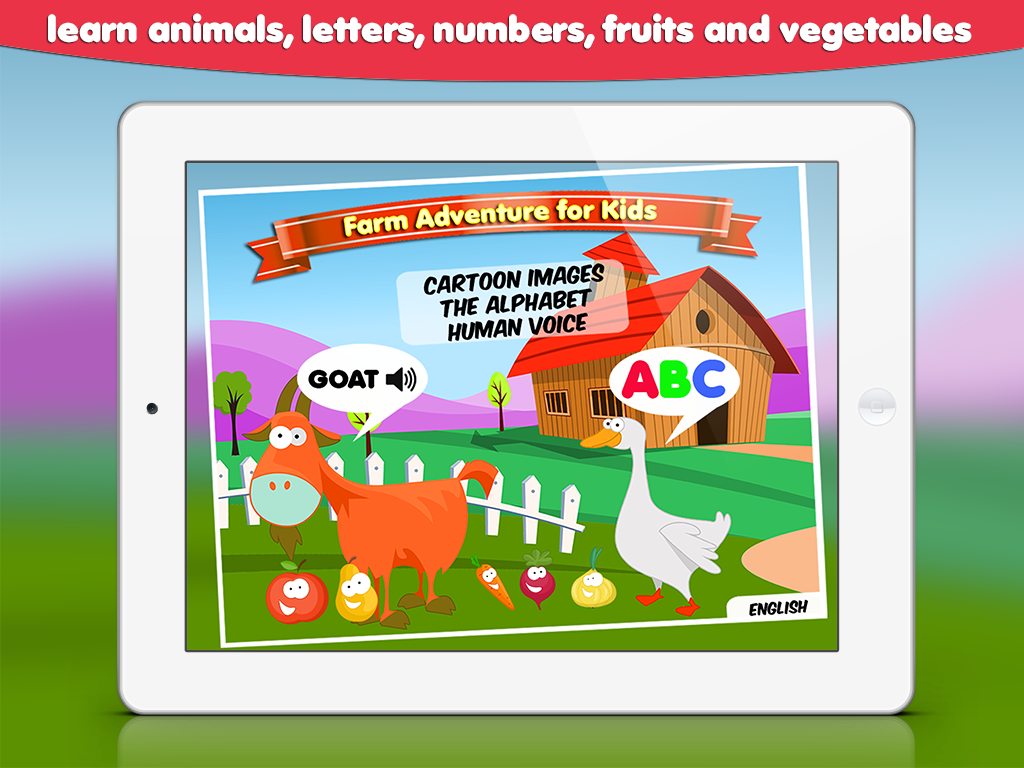farm adventure learn letters and animals